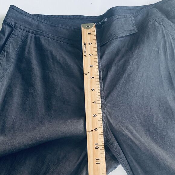 Eileen Fisher Pants Size 10 Wide Leg Gray Charcoal Minimalist Business Classic - Picture 4 of 9